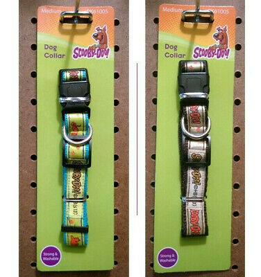 Scooby Doo Dog Collar - Retro Colors - Small Medium Large Breed Pet