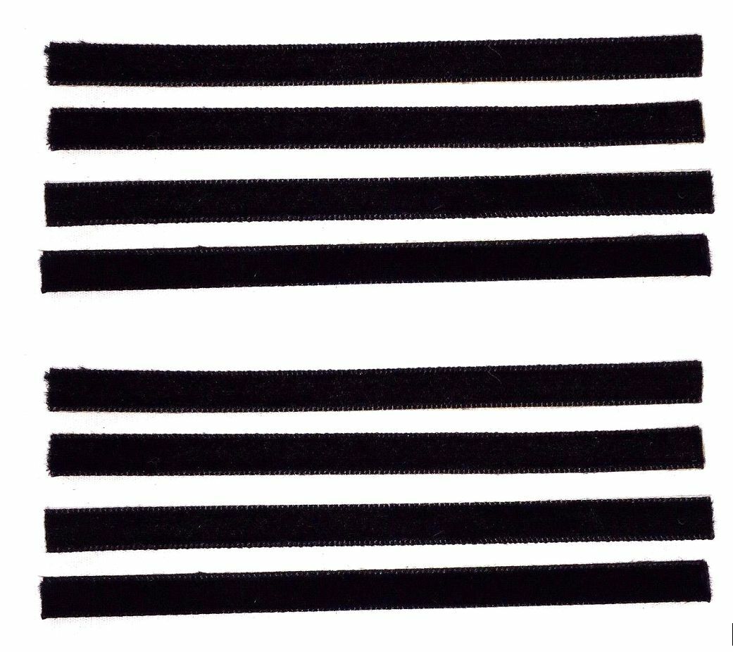 Replacement VPI Machine Record LP Vinyl Records Cleaning Strips Pack of 8 Velvet