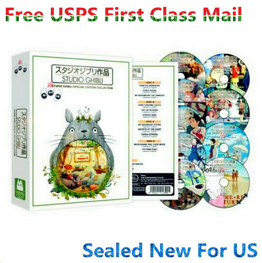 Hayao Miyazaki STUDIO GHIBLI SPECIAL EDITION COLLECTION 25-Movies DVD Box Set