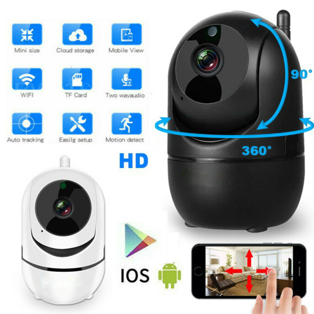 1080P Wireless Indoor WiFi Home Security IP Camera Baby Nanny Dog Pet Monitor