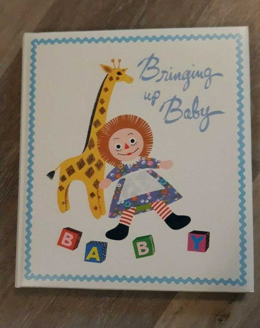 Vintage Gibson Bringing Up Baby Keepsake Memory Book Raggedy Ann Cute Scrapbook