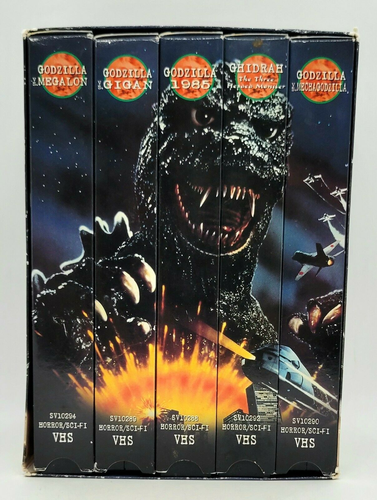 Godzilla Movies VHS Set