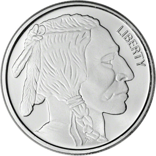 1 oz. SilverTowne Silver Round - Buffalo Design - 999 Fine