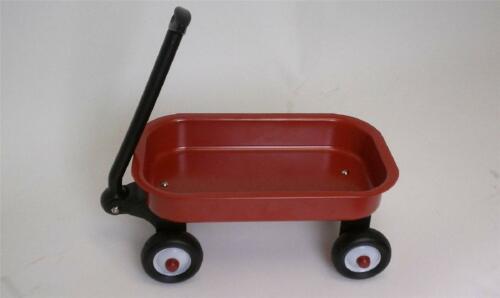 Little Red 12 Inch Wagon Miniature Toy- Steel Body