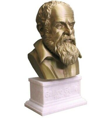 Galileo Galilei 3D Printed Bust Famous Italian Astronomer Art FREE SHIP