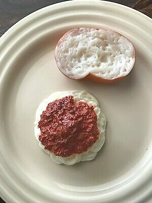 REALISTIC FAKE PRETEND PLAY FUN FOOD TIKES KITCHEN ● SPAGHETTI MEATBALLS BREAD