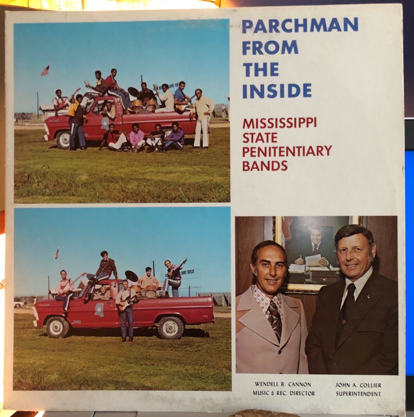 RARE-PARCHMAN Prison From The Inside-1972 N/M Mississippi State Penit. Band LP