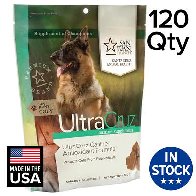 UltraCruz Canine Antioxidant Supplement for Dogs, 120 Tasty Chews