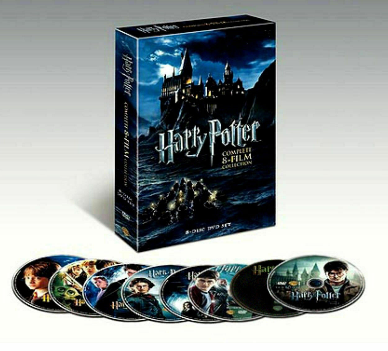 Harry Potter: Complete 8-Film Collection (DVD, 8-Disc Set) Fast Shipping