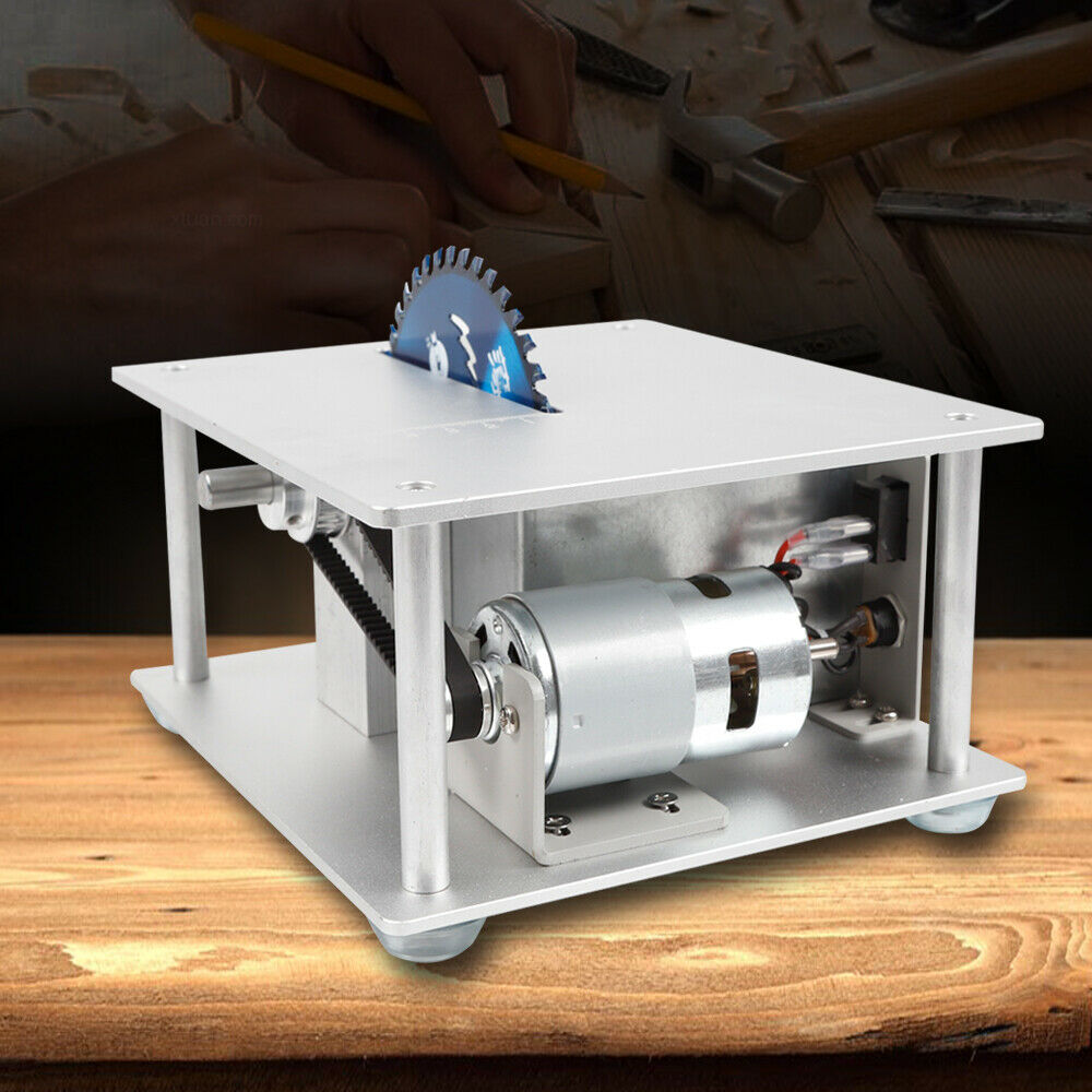 96-120W 5000 RPM Electric Mini Bench Table Saw Blade Woodworking Cutting Tool