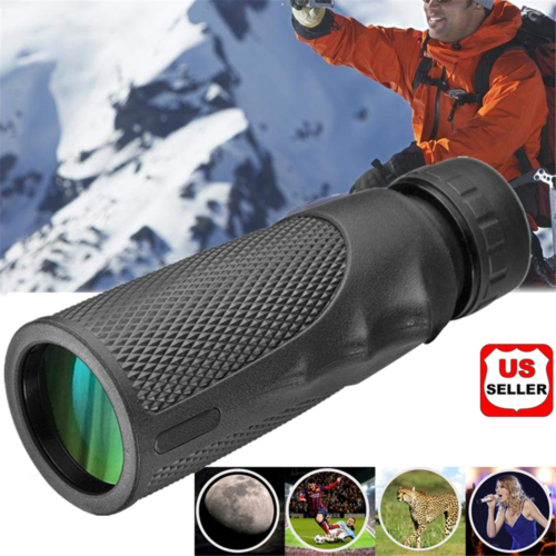 10x25 Pocket Compact Monocular Telescope Outdoor Survival Hunting Scope Prop US