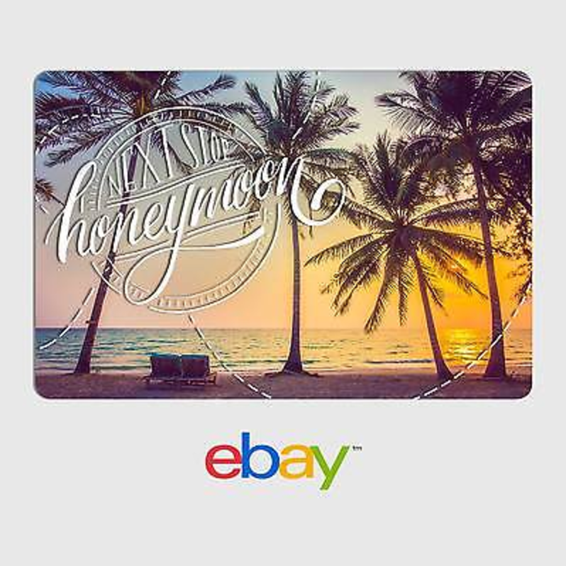 eBay Digital Gift Card Wedding Honeymoon - Email Delivery