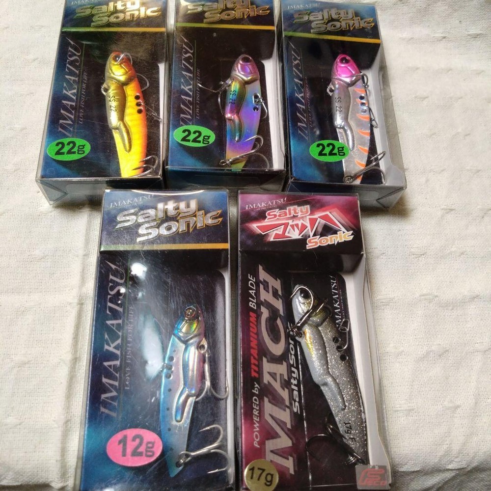 Fishing Lure Imakatsu Salty Sonic Mach 5 Piece Set