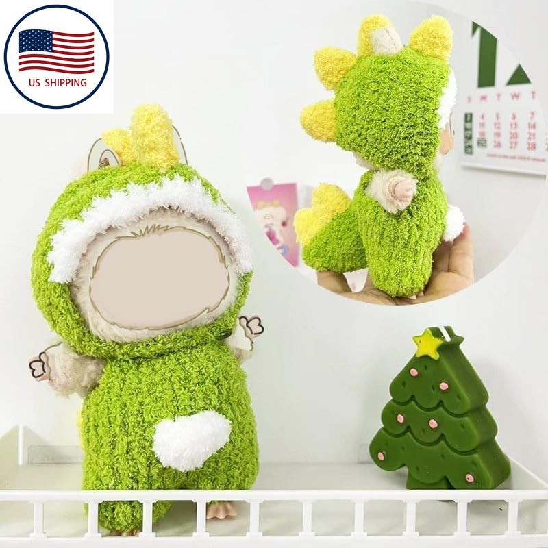 Handmade Plush Figure Outfit Set Collectible Display Clothing for Lububu Dolls