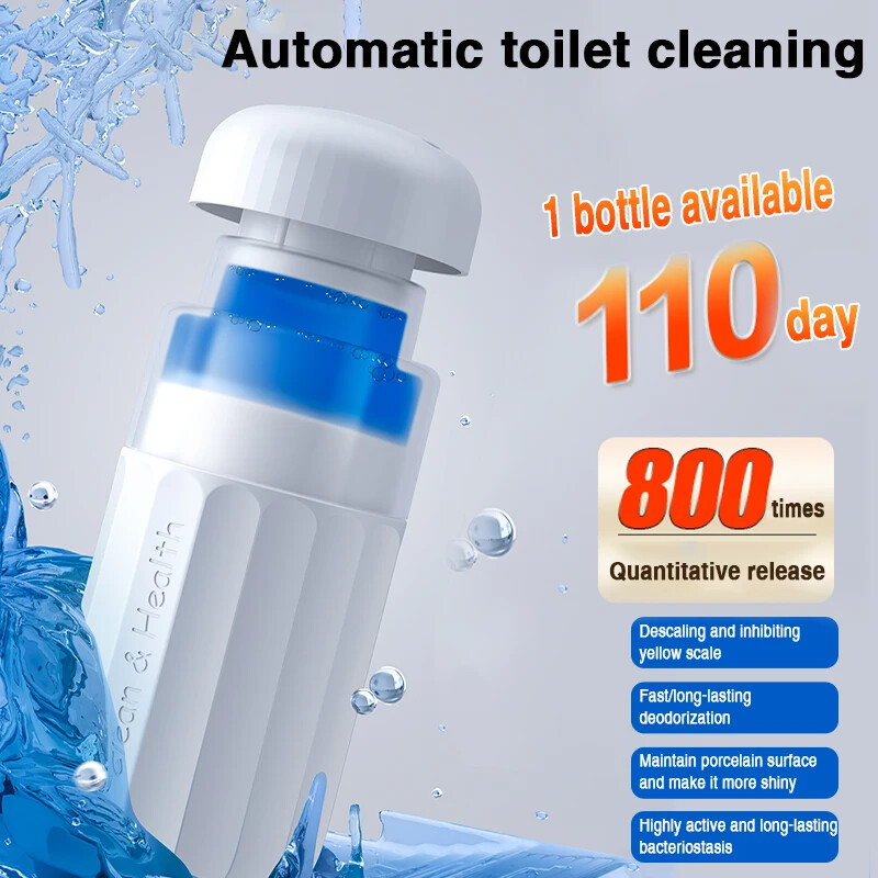 Powerful Auto Toilet Cleaner & Descaling Liquid for Sparkling Clean