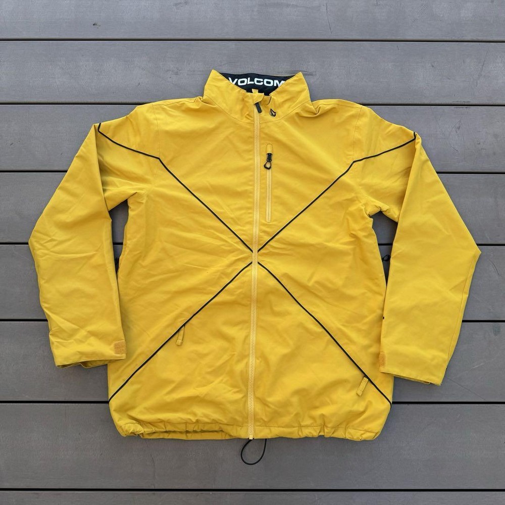 Volcom Snowboard Jacket Mens Size XL Yellow