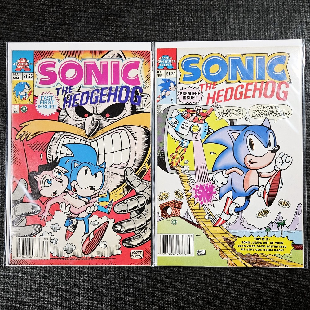 Sonic the Hedgehog 2 Book Lot (1993)