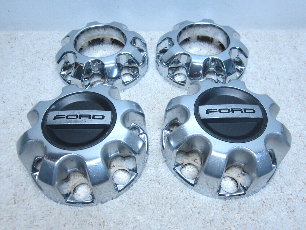 2017 - 2025 FORD F-250 / F-350 SUPERDUTY 4X4 OE ALLOY WHEEL CENTER CAP SET #2H-9
