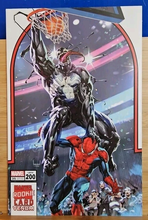 VENOM #35 NGU ROOKIE CARD VARIANT (MARVEL 2018) CATES/ BASKETBALL DUNK/ NM-/+