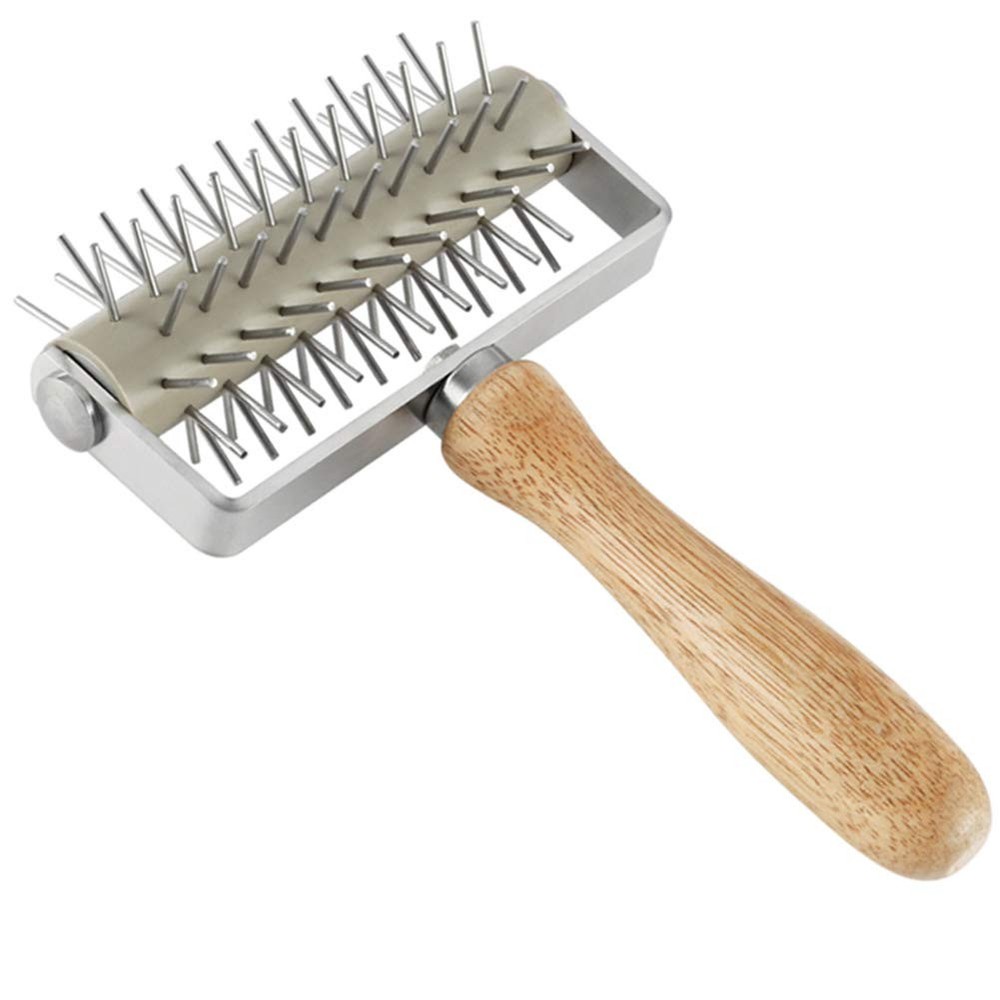 Stainless Steel Pizza Dough Docker Roller for Perfect Crust Hole Maker