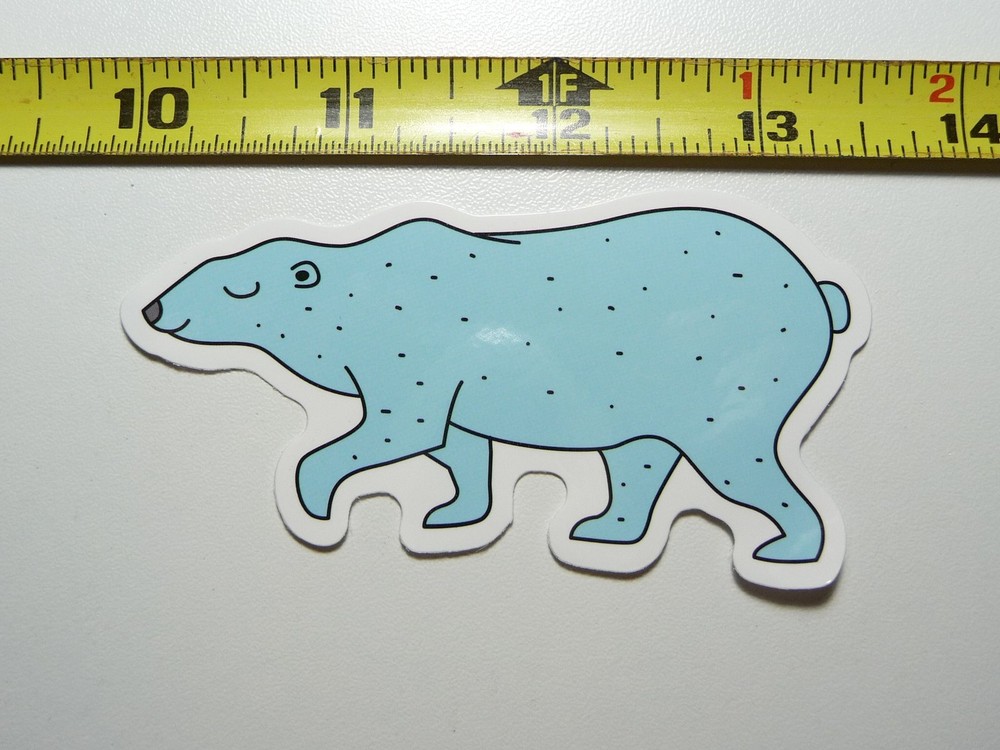 POLAR BEAR SPOTS DECAL STICKER CAMPING OUTDOORS HIKE HIKING NATURE ADVENTURE