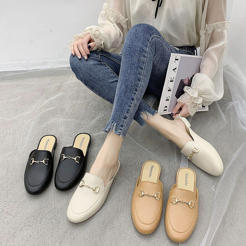 Women's Summer Baotou Flat Slippers Non-Slip Comfort Leisure Wear