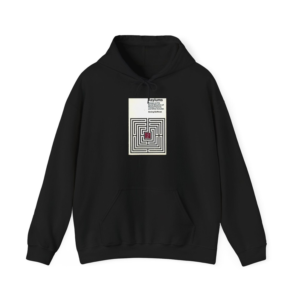 Asylums Erving Goffman Graphic Print Art Unisex Heavy Blend™ Hooded Sweatshirt