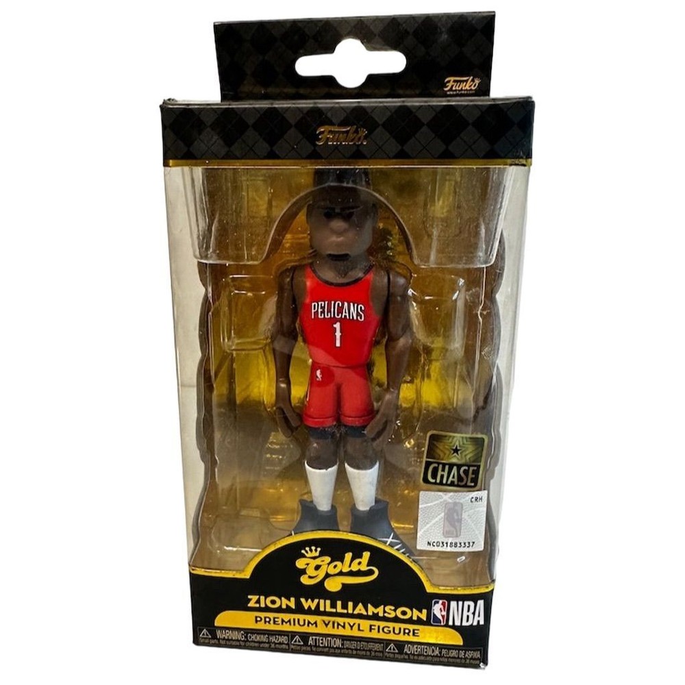 Фигурка Funko Gold NBA Zion Williamson New Orleans Pelicans 5 дюймов издание Chase
