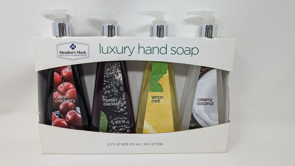 Members Mark Luxury Hand Soap Variety Pack 8.5 Fl Oz in Assorted Fragrances-image