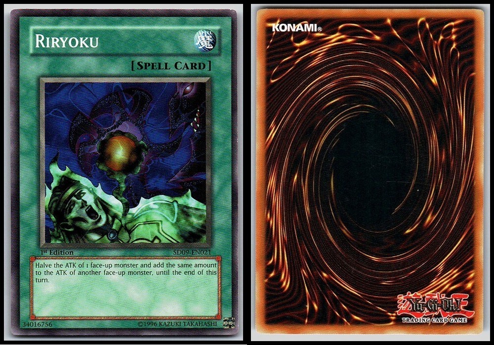 RIRYOKU SD09-EN021 1ST EDITION YUGIOH