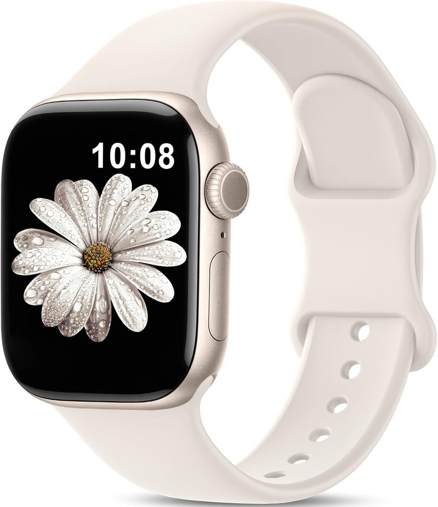 Patenting Sport Silicone Band (S10 42mm)+(38mm/40mm/41mm), A-Starlight