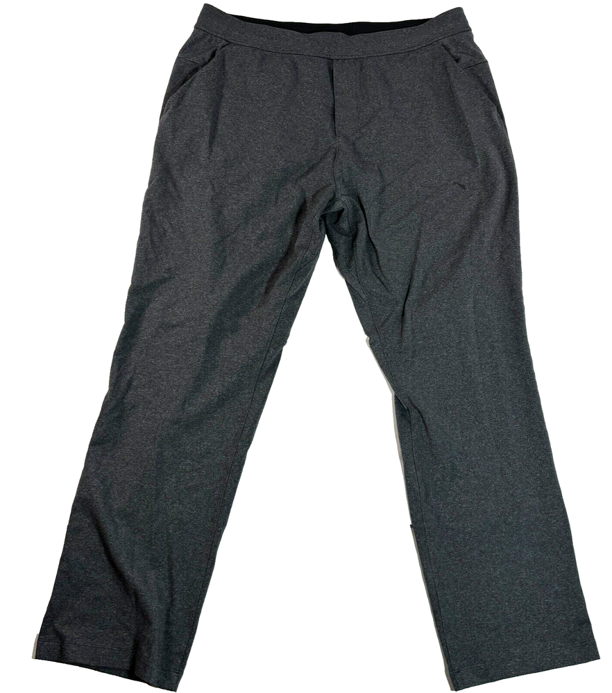 Lululemon Discipline Sweatpant Gray Stretch Gym Zip Pocket Jogger Men XXL 37x30