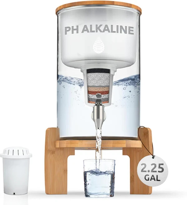 Revitalizing pH Recharge Glass Alkaline Water Ionizer Filter