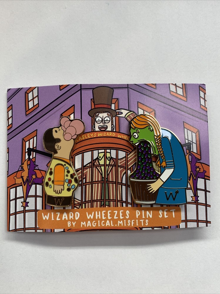 Harry Potter Magical Misfits OG Wizard Wheezes Pin Set A Grade  