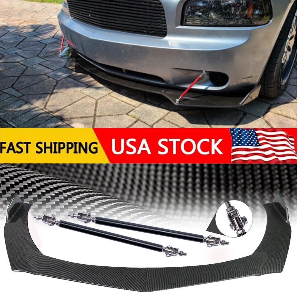 Carbon Fiber Front Lip Bumper Splitter & Spoiler Kit for Volvo 60s 90s Models