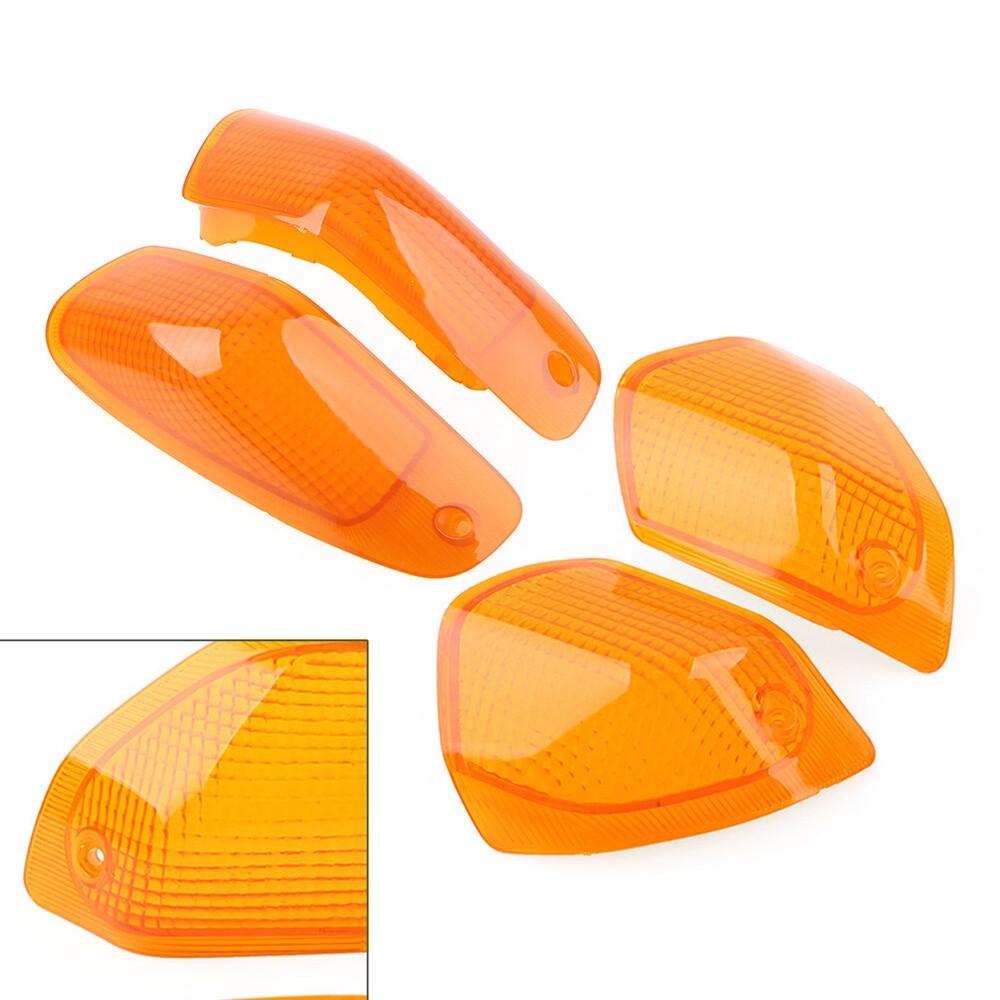 Front Rear Turn Signals Indicator Lens For KAWASAKI ZZR400 93-03 ZZR 600 93-08