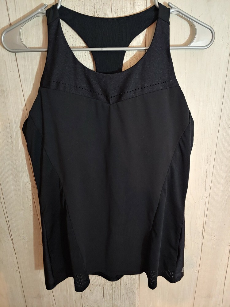 Woman's FABLETICS Black Athletic Tank Top Sleeveless Size Medium M