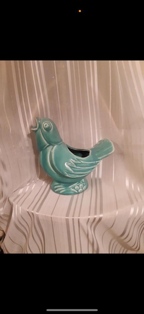 McCoy Vintage Singing Bird Planter Rare.