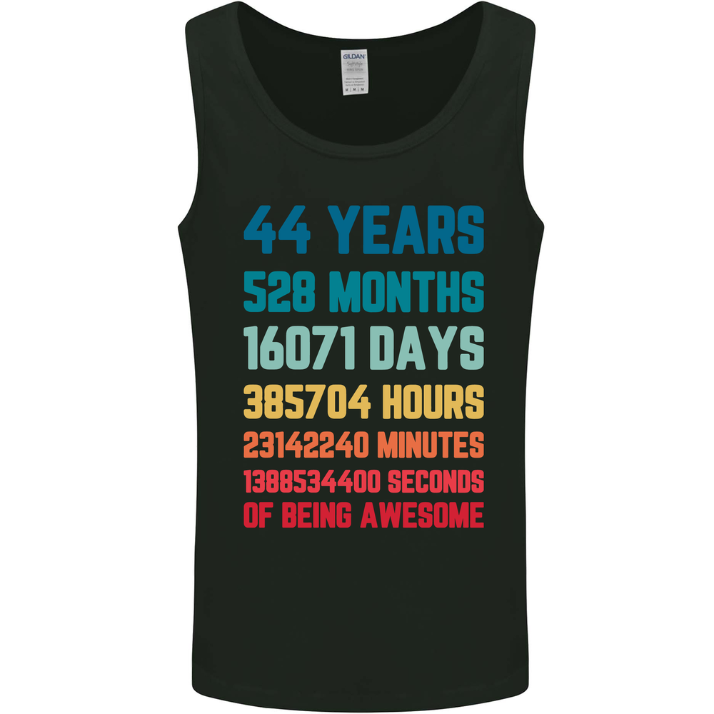 44th Birthday 44 Year Old Mens Vest Tank Top