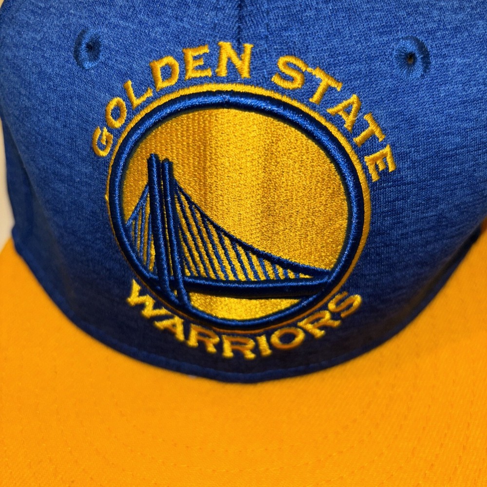 Golden State Warriors NBA New Era 59Fifty fitted hat/cap blue size 7 3/4