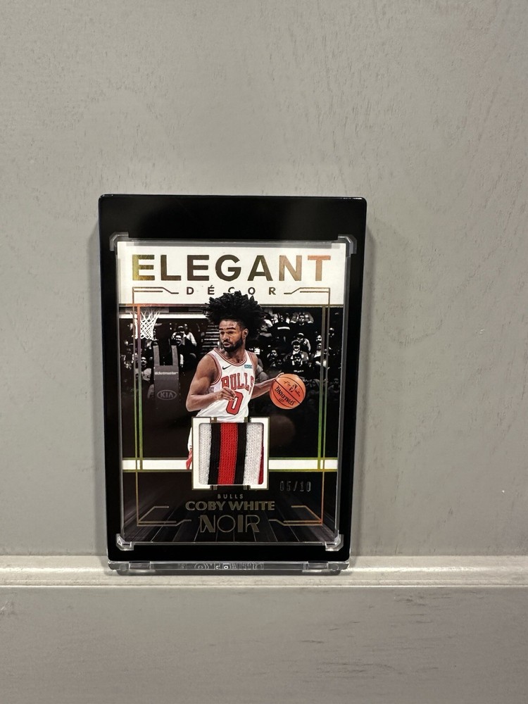 2019-20 Panini Noir Coby White Elegant Decor 10 SSP RC