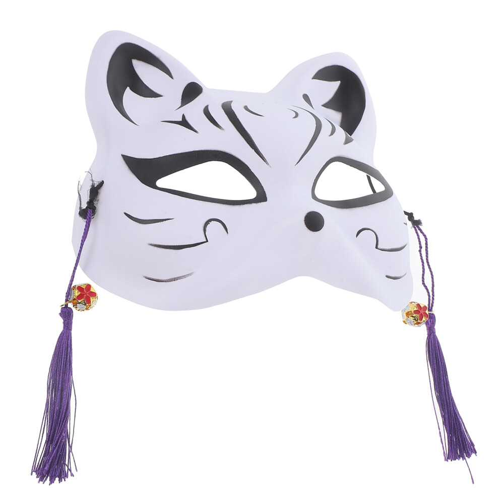 Party Cat Halloween Half Face Mask Halloween Mardi Gras Masks