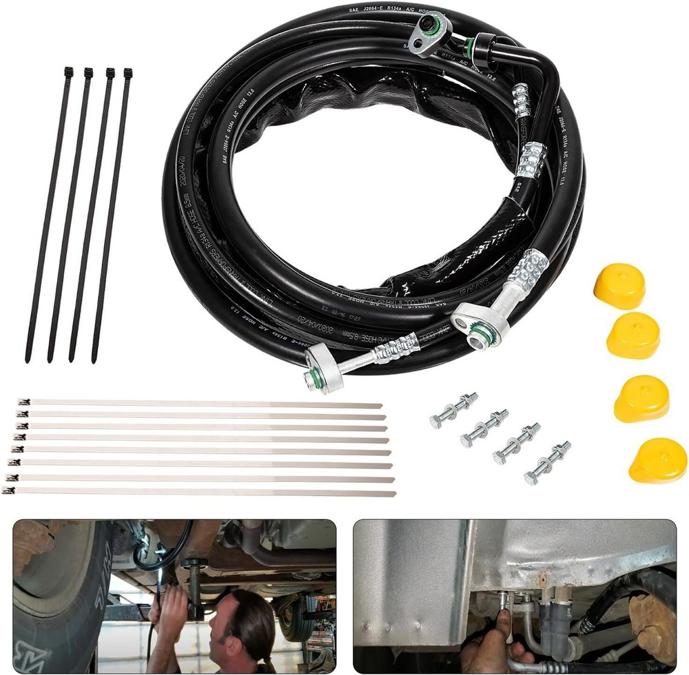 Rear AC Line Set Black for Ford Explorer 2011-2016, Flex 2013-2019 FE37190