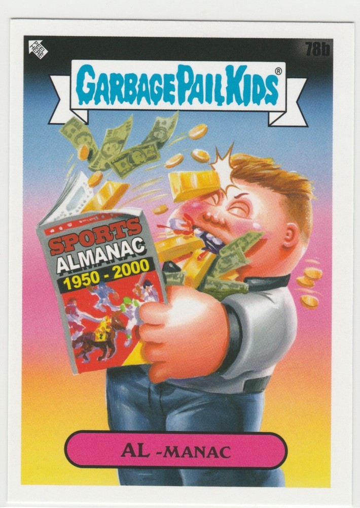Vintage 2022 Garbage Pail Kids GPK Al-manac #78b Book Worms Edition