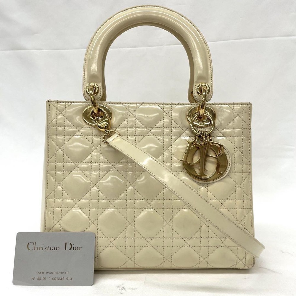 Christian Dior Lady Enamel Handbag – Iconic Designer Bag