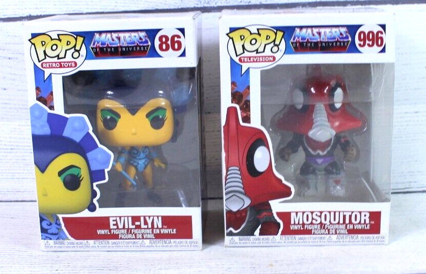 Funko Pop Retro Toys: Masters of the Universe Mosquitor #996 & Evil-Lyn #86