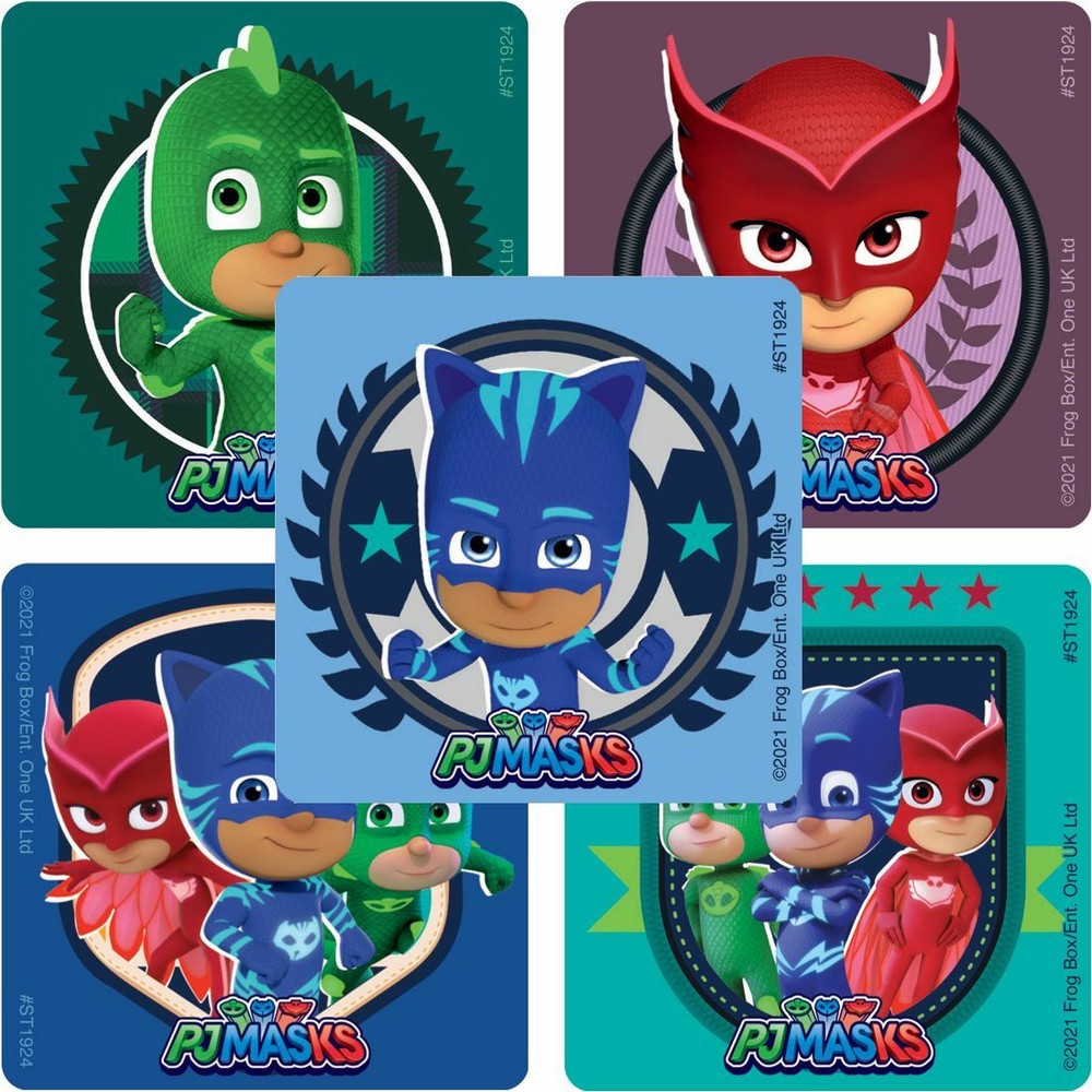 20 PJ Masks Stickers, 2.5