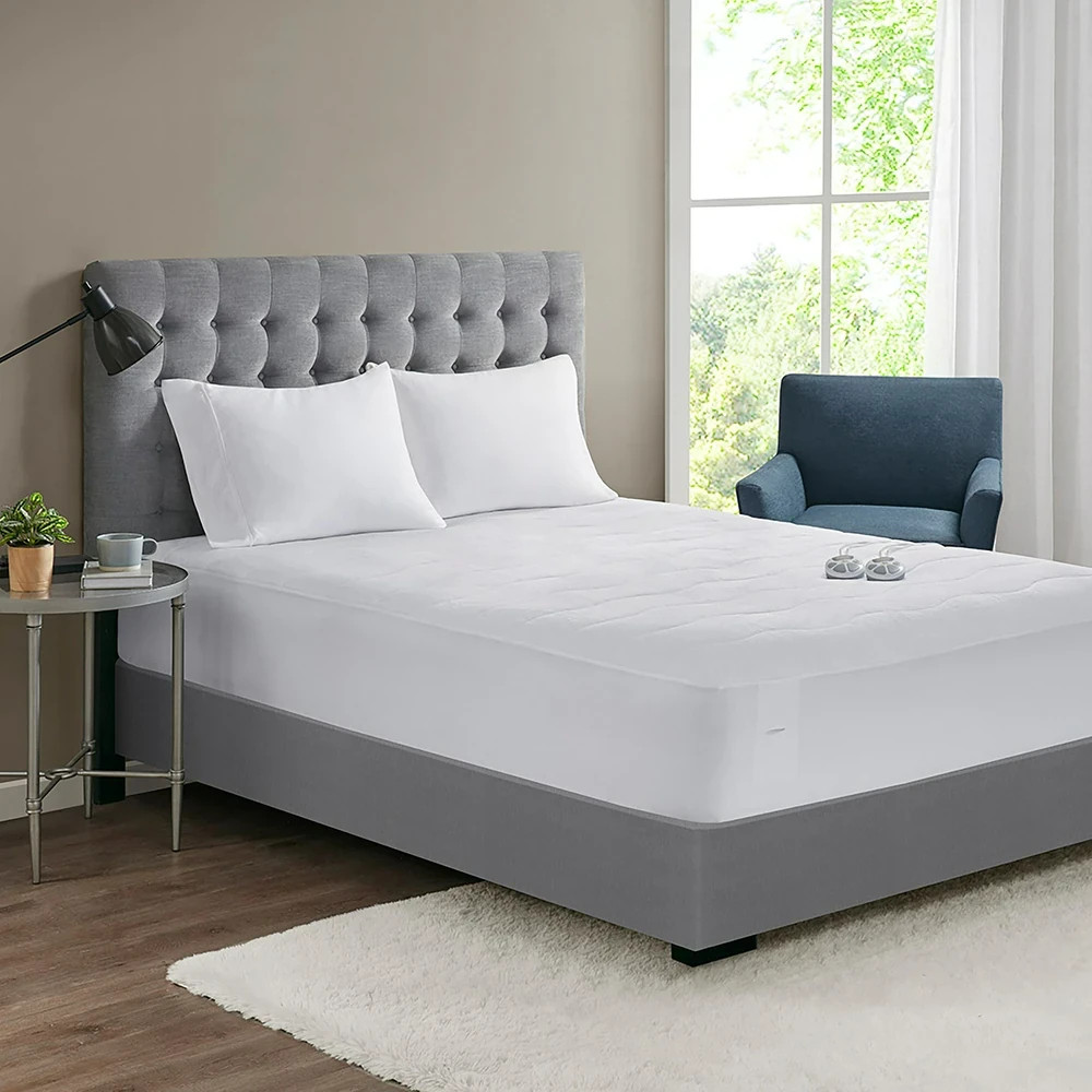 Mattress Pad size King Cal  Serta Plush Heated Mattress Pad