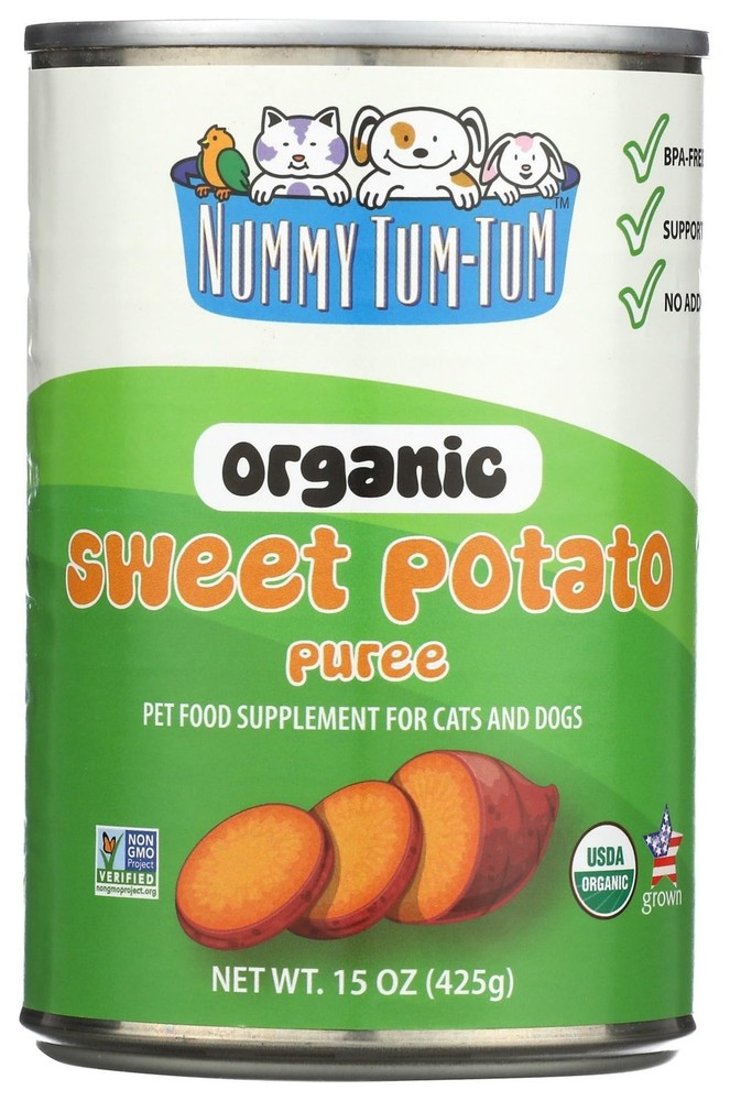 Organic Sweet Potato For Dogs & Cats, 15 Ounce (Pack of 12)