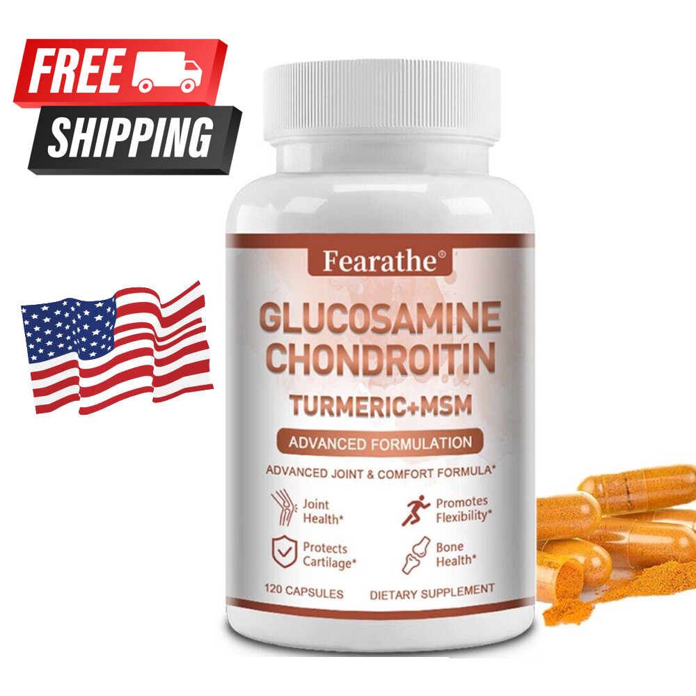 Glucosamine Chondroitin Turmeric + MSM - Bone Health, 120 Caps